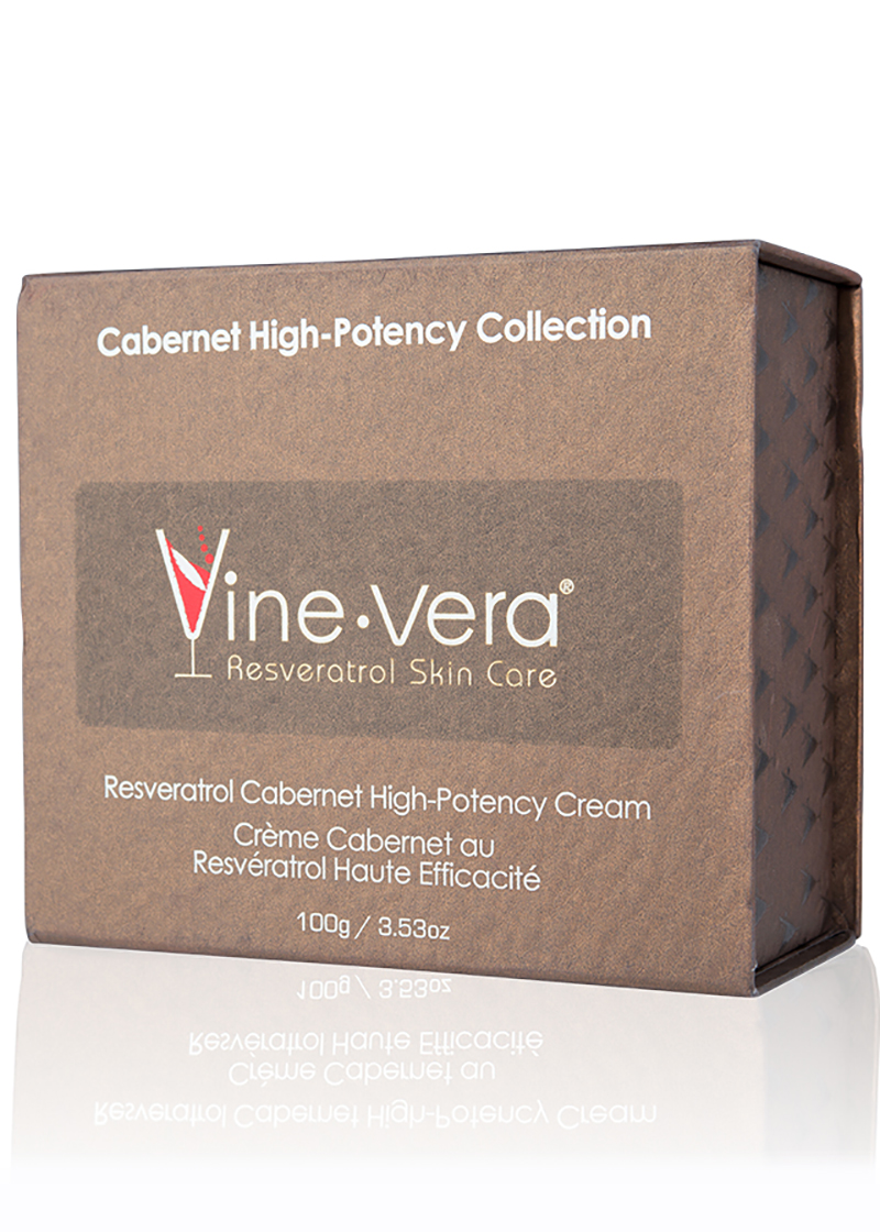 cabernet High-Potency Cream in it's case