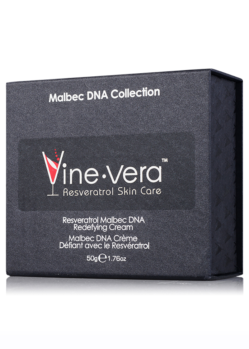 Malbec DNA Redefying Cream in its case