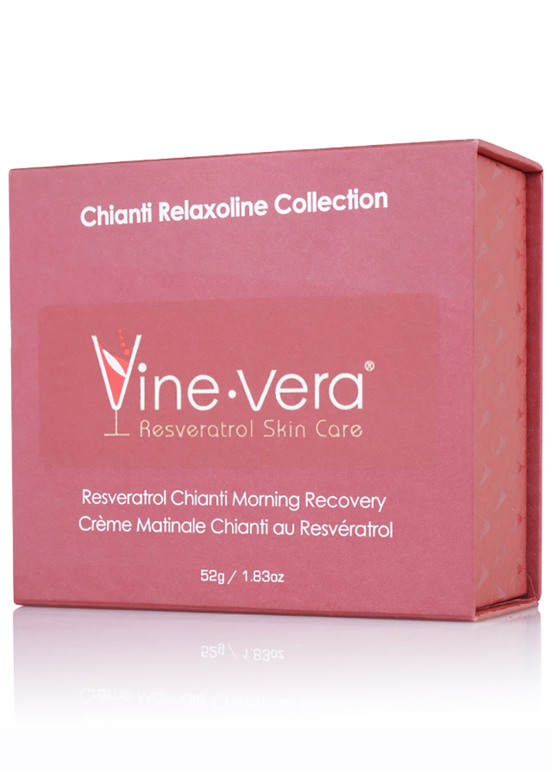 Resveratrol Chianti Morning Recovery inside it's case